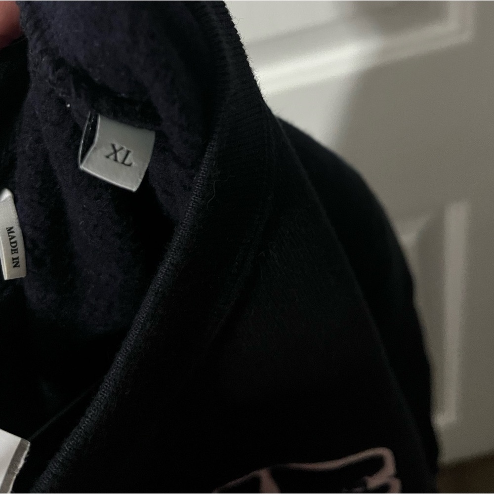 Sandro Paris Embroidered Love Crew Sweatshirt - Picture 5 of 5